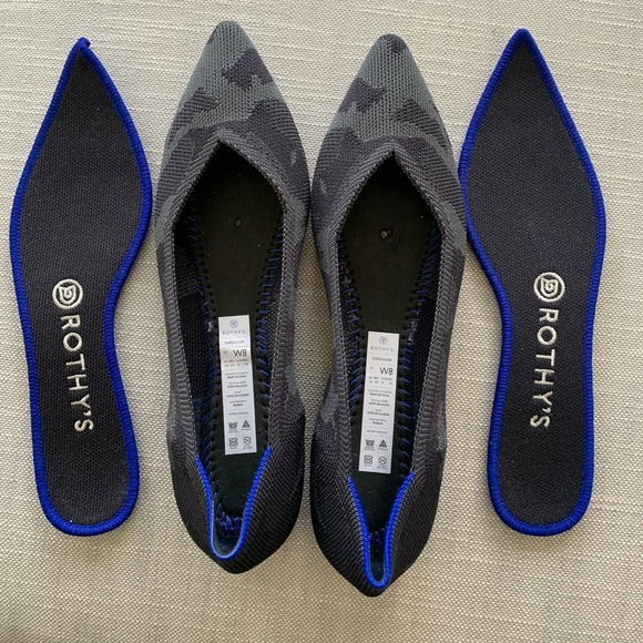 Rothy’s gray camo points, size 8 - Picture 3 of 4